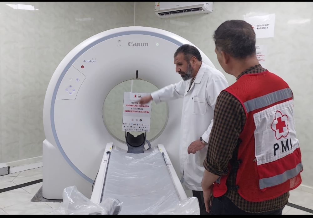 CT SCAN untuk Pasien di Gaza